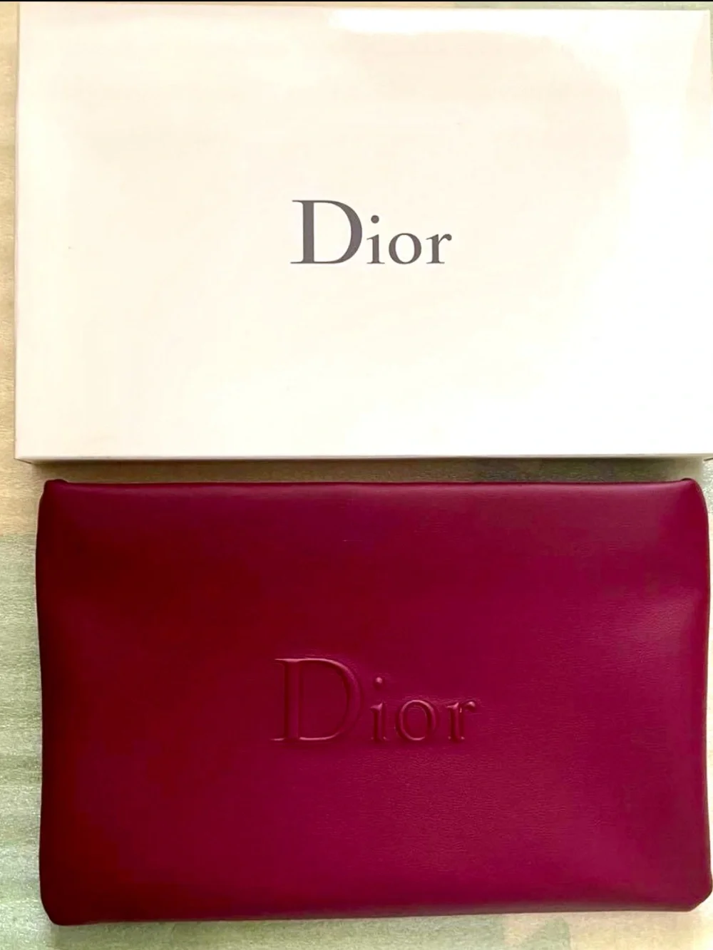 Dior sleek clutch
